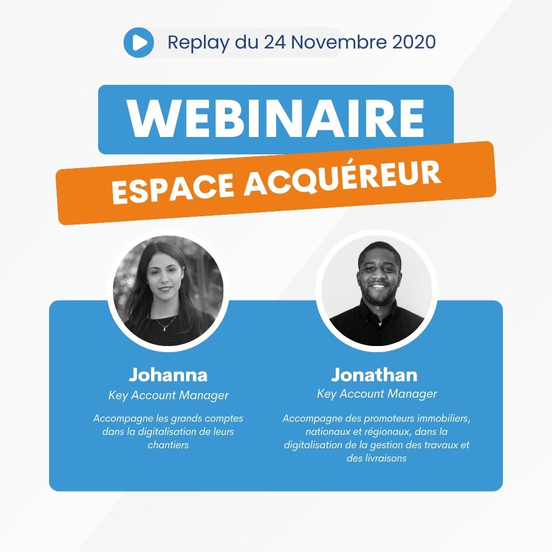 Replay Webinaire - Espace acquéreur Kaliti